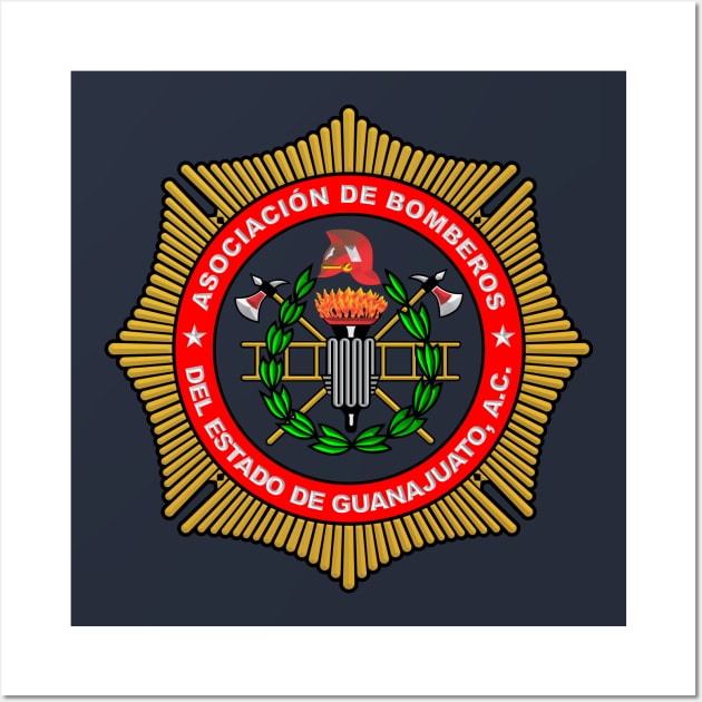 Firefighter Association of the State of Guanajuato, Mexico Wall Art by LostHose